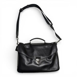 Coach F72070 Perry Flap Black Briefcase